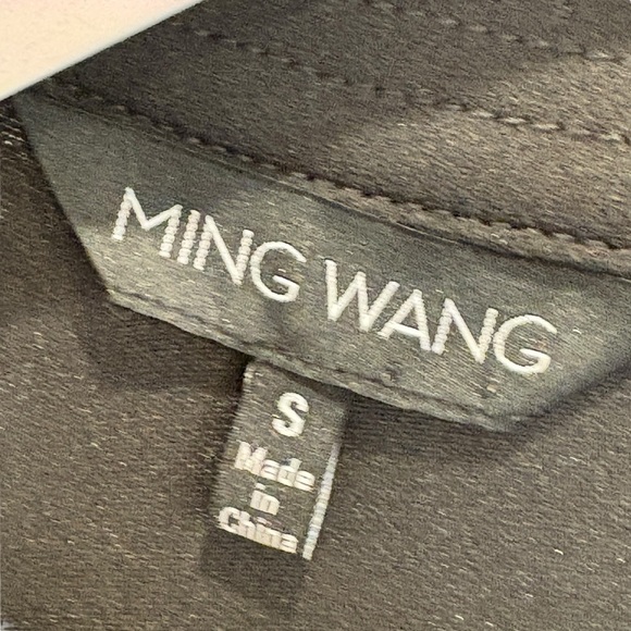 Ming Wang Pleated Knee-Length Dress Black Dress Size Small - Picture 10 of 15